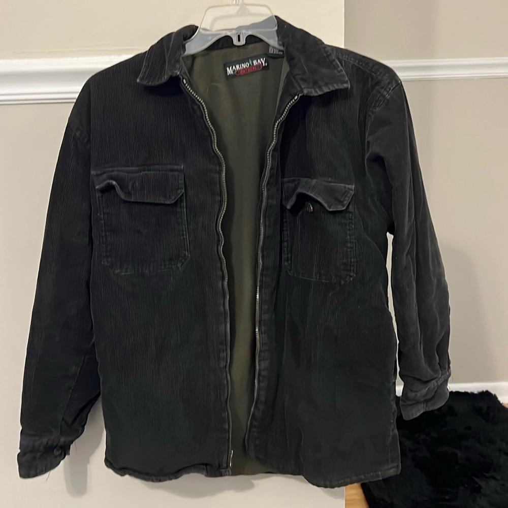 Vintage Marino bay corduroy light fleece jacket
